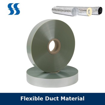 Soft Grey Factory Direct Supply PVC film for HVAC Ducting Pipe