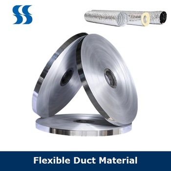 54mm Width Aluminum PET Laminated film for Flexible Ducting