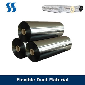 Soft Grey Factory Direct Supply PVC film for HVAC Ducting Pipe