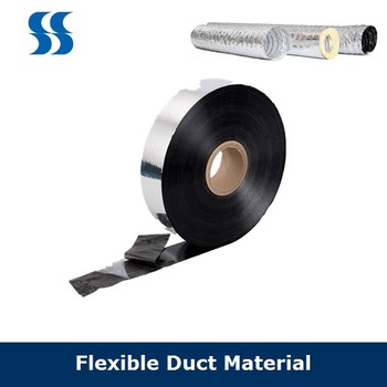 Soft Grey Factory Direct Supply PVC film for HVAC Ducting Pipe