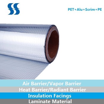 Composite Film Factory Aluminum Foil Laminated Polyester for Building Insulation