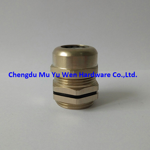 Liquid tight brass PG cable gland with nickel plating