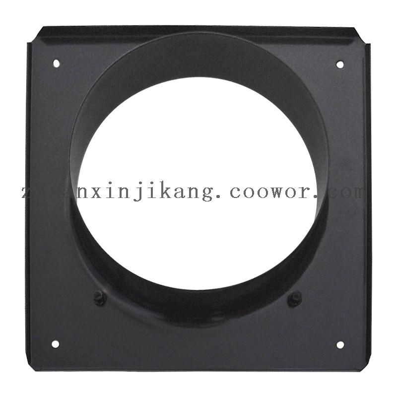 Customizable Square Fan Metal Shroud for Air-Conditioning