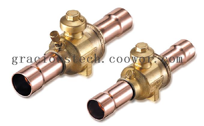 Air conditioning ball valve