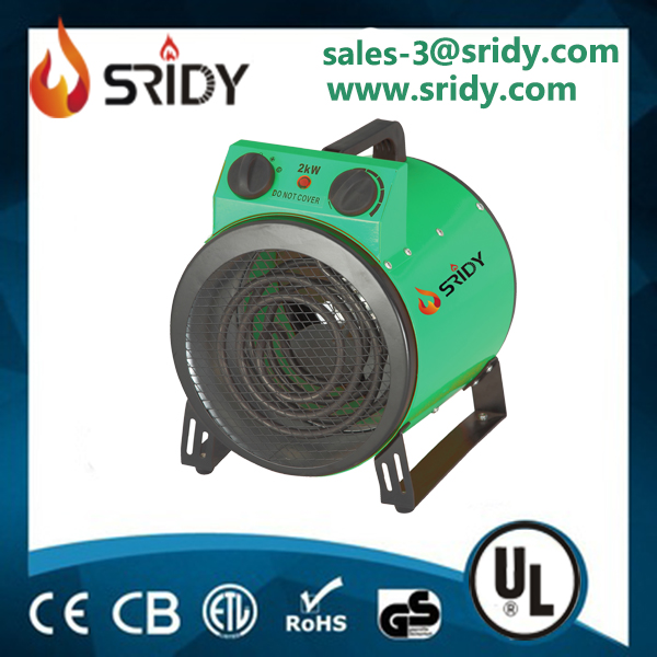 2kw industrial electric fan heater