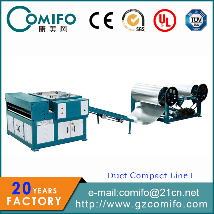 Duct compact line 1, duct machine, duct forming machine