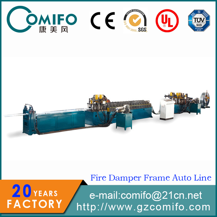 Volume damper production line, Fire damper machine, Volume damper machine