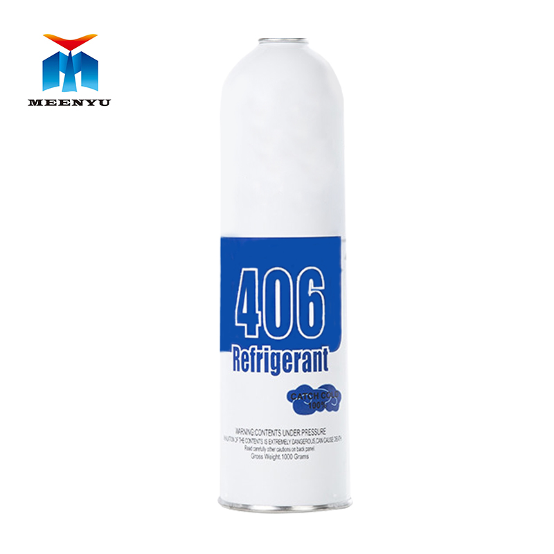 1000g Auto Air Conditioner Refrigerant Gas R406 2 pcs Tinplate Aerosol Can