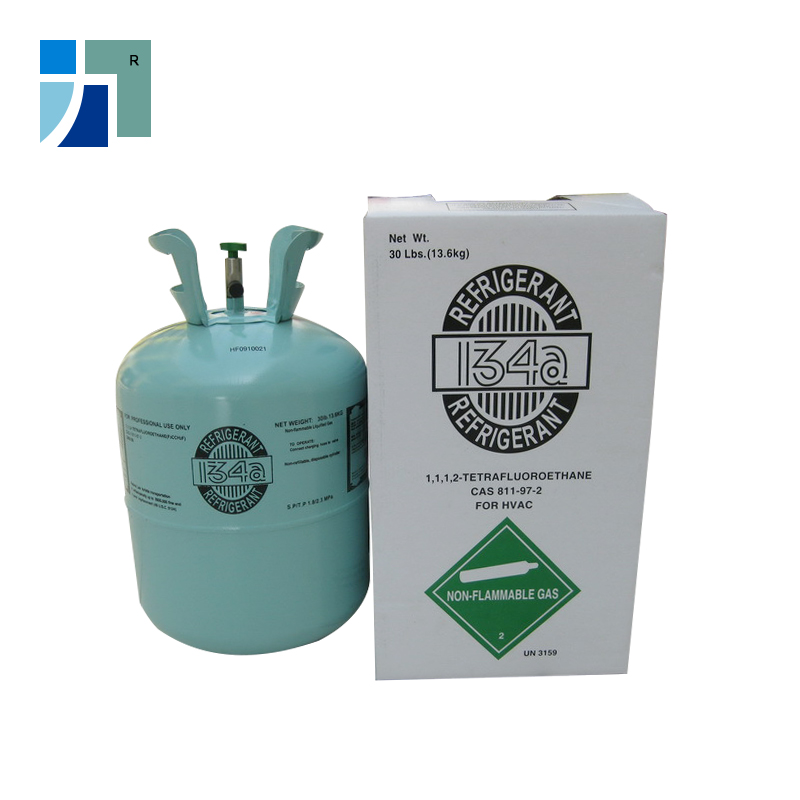 30lb Cool Gas Tetrafluoroethane R134a Refrigerant With More Than 99.9% 