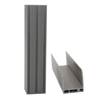 PVC Invisible Profile Flange Joint used for 30mm