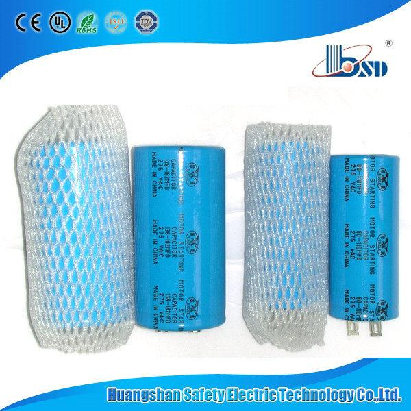 CD60A Type Motor Start Capacitor, Aluminum Electrolytic Capacitor