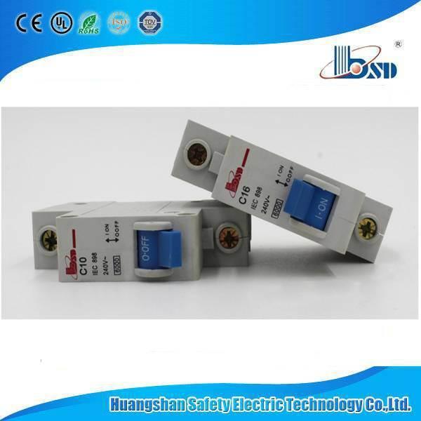 <font color='red'>Dz47</font>-<font color='red'>63</font> 6ka <font color='red'>Mini</font> <font color='red'>Circuit</font> <font color='red'>Breaker</font> with Semko Certificate/<font color='red'>MCB</font>