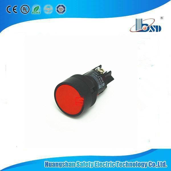 Xb2-Ea125 <font color='red'>N</font>/<font color='red'>O</font>+<font color='red'>N</font>/<font color='red'>C</font> Self Latching Plastic Pushbutton Switch