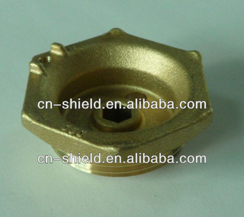 Brass Flange in Copper Heating Element