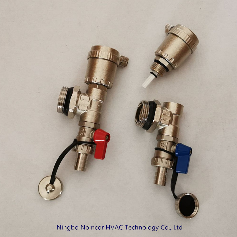 Automatic Air Vents and Drain Valve For Floor Heating