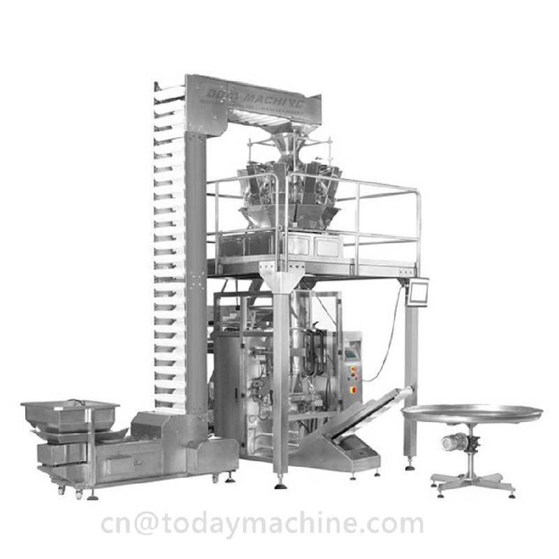 Automatic Weighing Food Frozen Chicken Feet Lobster Packaging Machine