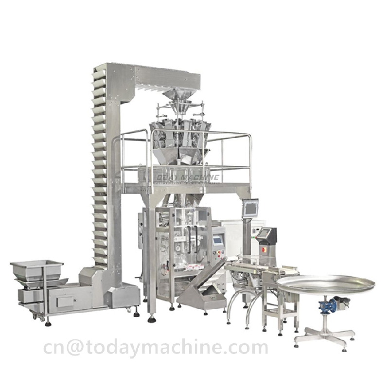 Factory supply Automatic Weighing Frozen Chicken Feet Fish Packaging Machine