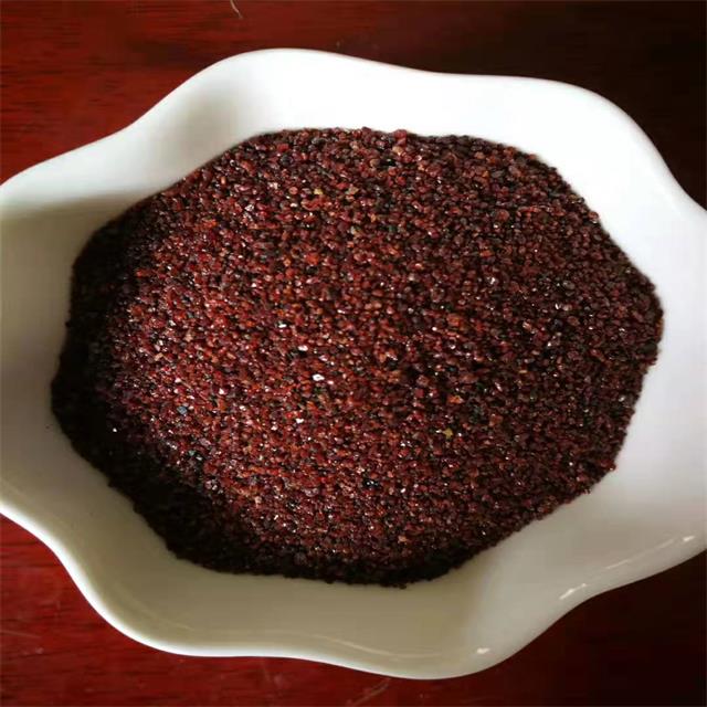 Garnet grains 20-40# with high quality for wear-resistant floor sand
