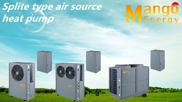 DC Inverter Heat Pump, Heating & Cooling & Hot Water, 9kw 15kw 18kw 24kw Capacity Split-Type