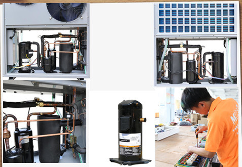 DC Inverter Heat Pump Air Conditioner Air Source Heat Pump System