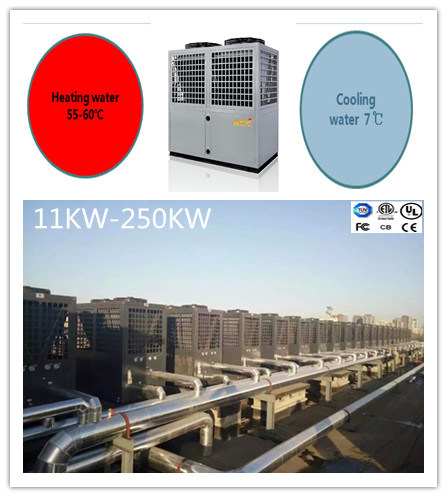 Heating+Cooling+Hot Water System Air Source Heat Pump