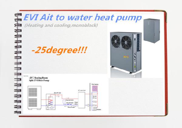Super Cop OEM Sales Evi Splite Air to Water Heat Pump