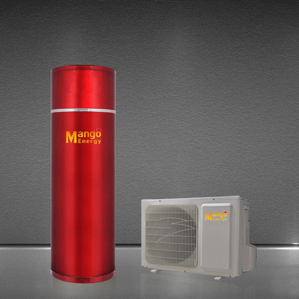 House Use Air Source Heat Pump Water Heater with Water Tank 3.26kw 4.8kw 6.5kw Heating Capacity