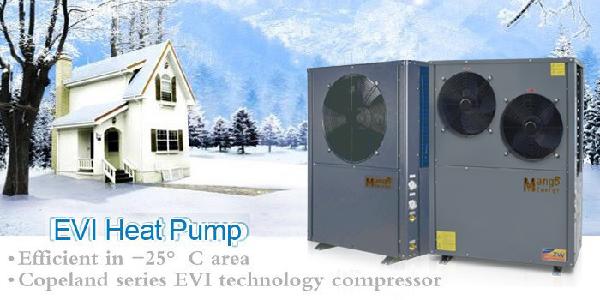 Ultra-Low Temperature Heating Work at -15 Degree Air Energy Heat Pump