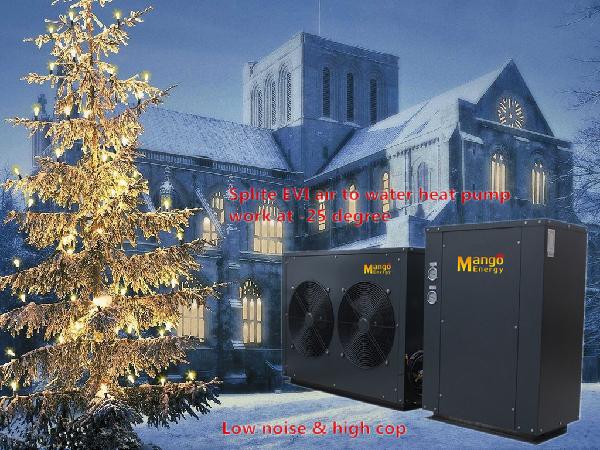 <font color='red'>High</font> Cop, <font color='red'>Low</font> <font color='red'>Noise</font> Splite Type <font color='red'>Low</font> <font color='red'>Temperature</font> Heat Pump (CE, RoHS, CSA)