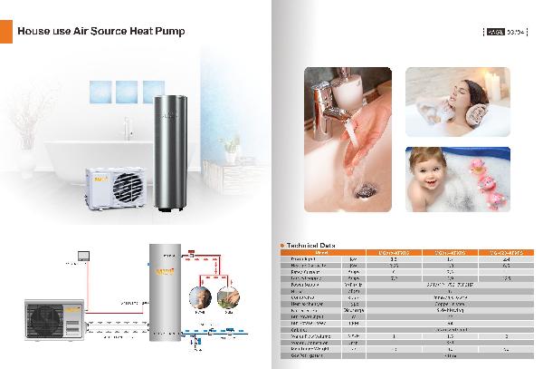 Professional Heat Pump Water Heater - Cycle-Heating Kf Series Air Source Heat Pump