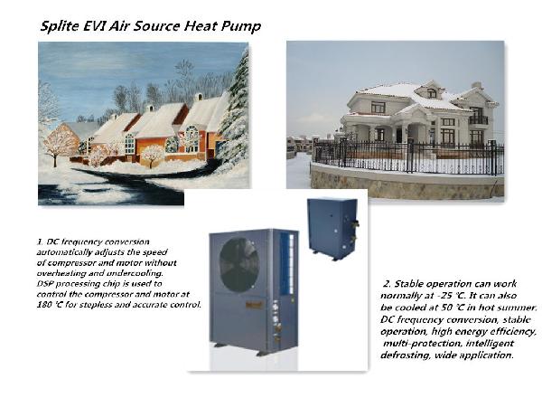 Copeland Compressor Splite Evi Heat Pump (10.8KW R407C -25DegC)
