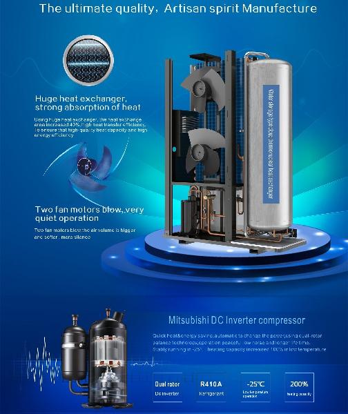 with Cop 5.16 New Style Water /Geothermal Source Heating Pump