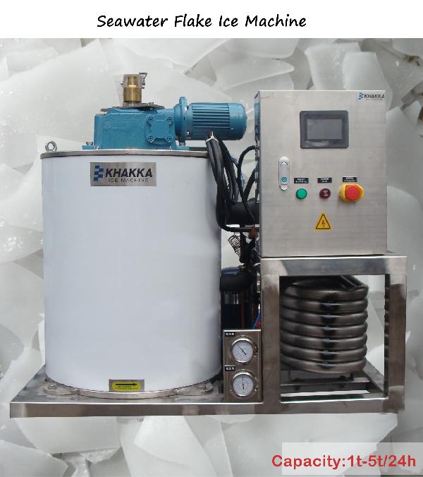 sea water flake ice machine for fishing boat