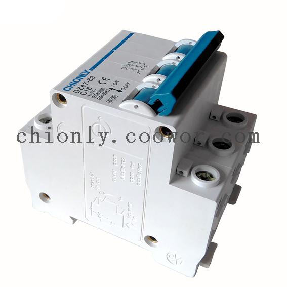 DZ47-63 3 Pole Miniature circuit breaker mini Current Circuit Breaker mcb