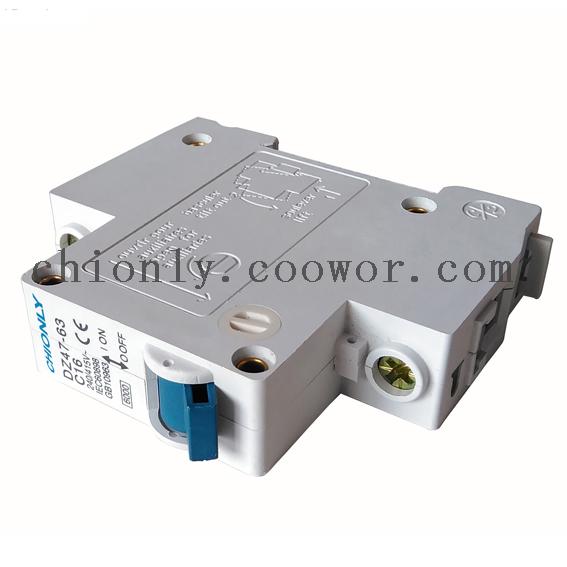 DZ47-63 1 Pole Miniature circuit breaker mini Current Circuit Breaker mcb