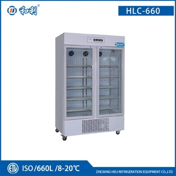 Vertical blast single glass door Medical Drug Storage pharmaceutical Freezer