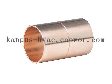 Rolled stop copper coupling (copper fitting, ACR parts)