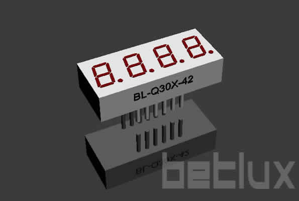 BL-Q28X-41 series 0.28 inch Four and over numeric LED display