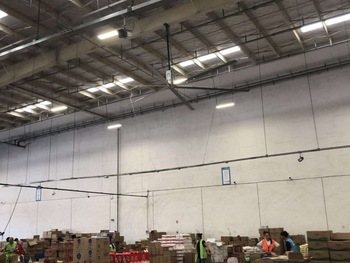 GX fan for church large air volume meter flow HVLS fan