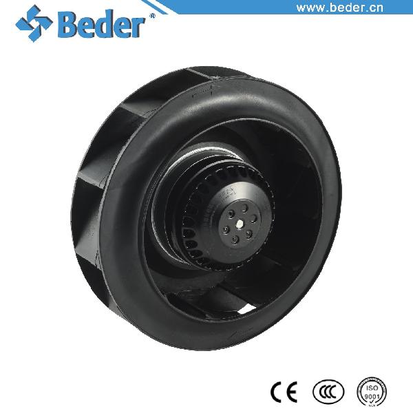 190mm External Rotor Motor Centrifugal Fan with Plastic Wheel - Coowor.com