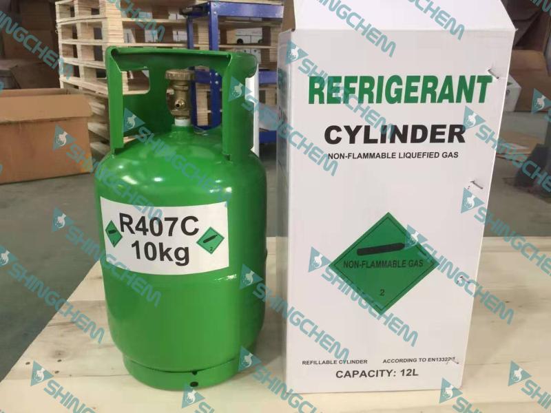 Sinochem <font color='red'>refrigerant</font> <font color='red'>gas</font> <font color='red'>R407c</font> wih <font color='red'>12L</font> <font color='red'>CE</font> recyclable <font color='red'>cylinder</font>