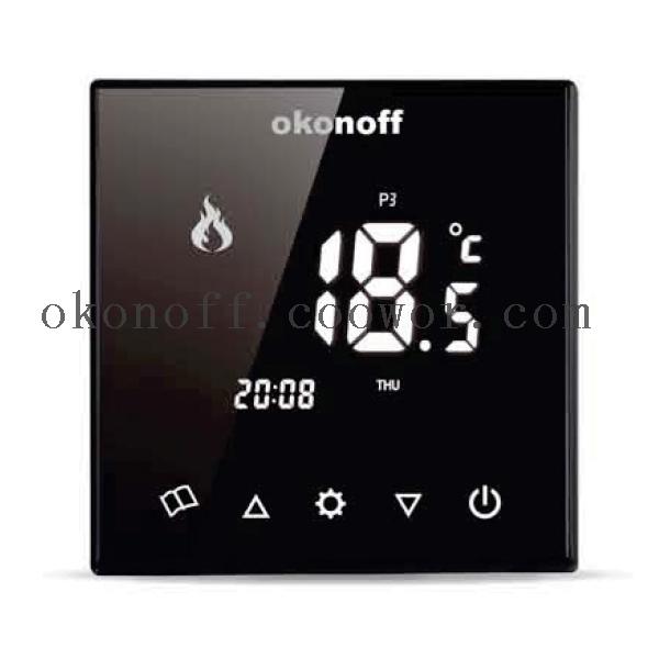 negative touch screen Electric underfloor heating room Thermostat Q8. V-PE