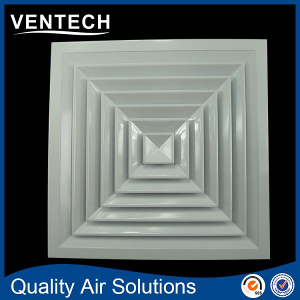 Air conditioning system 4 way ceiling supply air vent air diffuser