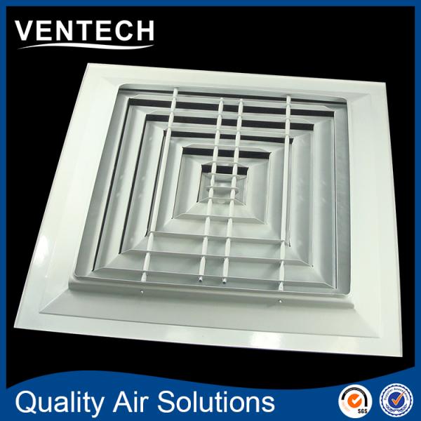 Air conditioning system 4 way ceiling supply air vent air diffuser ...