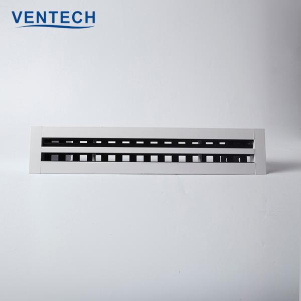 Indoor air vent linear grill ventilated slot diffuser