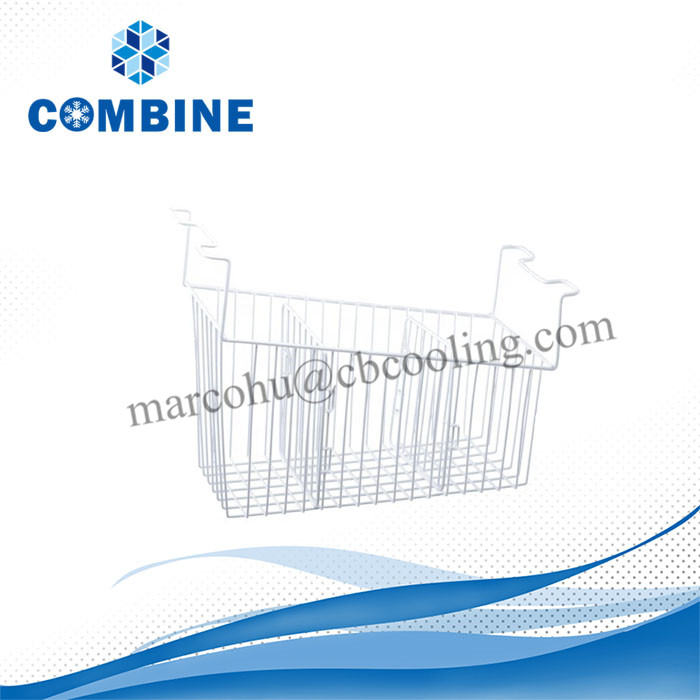 Chest Freezer basket with white coating