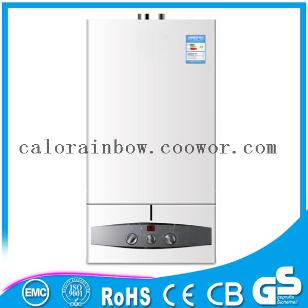 Underfloor central heating system gas boiler