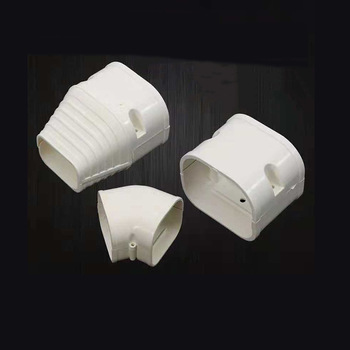 75*65 Hanging air condition pipe decorative dust cover casing , air conditioning pvc dust , hvac duct.