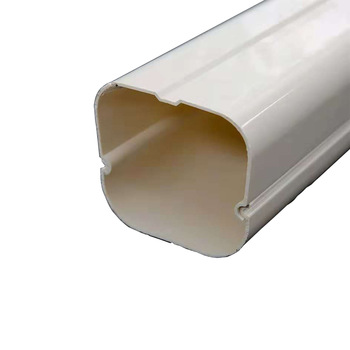 75*65 Hanging air condition pipe decorative dust cover casing , air conditioning pvc dust , hvac duct.