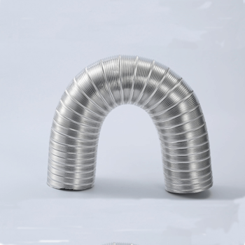 Aluminum foil composite retractable ventilation / Corrugated Pipe,PVC Flexible duct.